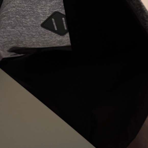 Adidas Heathered Gray Drawstring Backpack - Picture 5 of 5